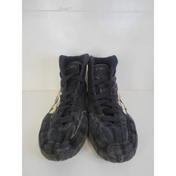 Custom 2008 Rulon Wrestling‎ Shoes Black Gold Men\'s Sz 7.5 (Fit Big) Rulons RARE main image 5